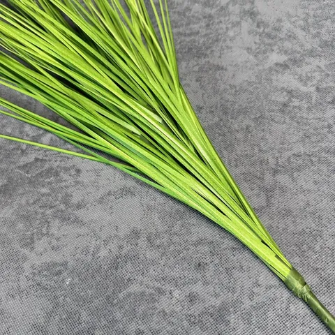 Künstliches Schilfgras Simulation Grünpflanze Zwiebelgras Für Nordische Haus Hochzeit Dekoration Seidenstoff Kunststoff