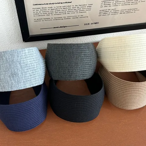 Klassisches Damen Stirnband Breit Rippstrick Einfarbig Elastisch Modisches Haarband Hoher Schädelaufsatz Haar Accessoire