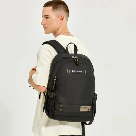 Men Large Capacity Commuter Backpack Water Repellent Nylon Laptop Bag Casual School Bag For Teenagers Students Travel Daypack