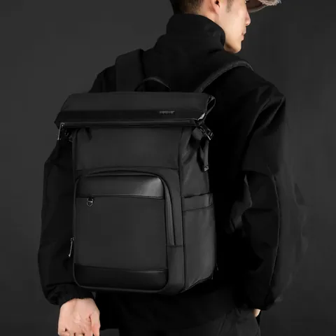 Sac à Dos pour Ordinateur Portable d'Affaires Étanche Grande Capacité pour Ordinateur 15,6 Pouces Nylon Oxford Voyage École