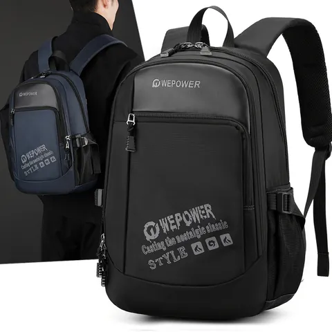 Zaino da Uomo di Grande Capacità in Nylon Idrorepellente Borsa per Laptop da Viaggio per Pendolari Outdoor Casual Scuola Daypack