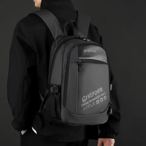 Zaino da Uomo di Grande Capacità in Nylon Idrorepellente Borsa per Laptop da Viaggio per Pendolari Outdoor Casual Scuola Daypack