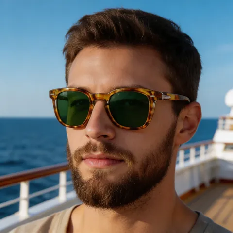 Retro Square Frame Sunglasses PC Material UV400 Protection For Outdoor Driving Fashion Classic High Definition Unisex