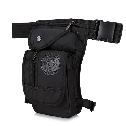 Men Multifunctional Waterproof Nylon Drop Leg Bag Outdoor Tactical Waist Bag For Hiking Cycling Sport Travel Belt Bag