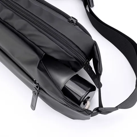Herren Multifunktional Wasserdicht Nylon Bauchtasche Outdoor Casual Brusttasche Umhängetasche Mit Wasserflaschentasche Reisen Sport