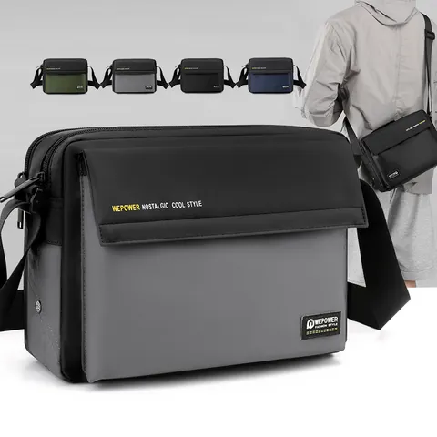 Leichte Wasserdichte Oxford Gewebe Umhängetasche Für Herren Mode Lässige Crossbody Schultertasche Für Reisen Outdoor Urban Satchel