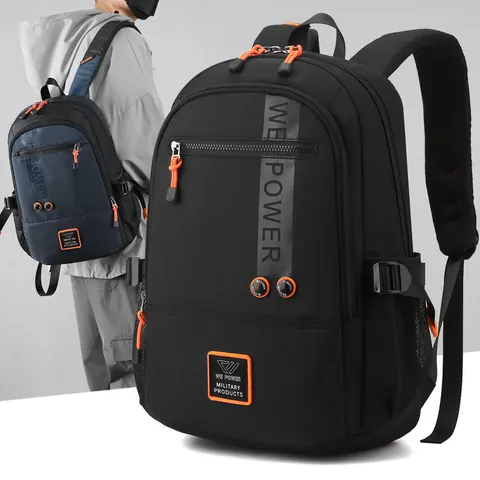 Large Capacity Water Repellent Nylon Backpack For Men Women Outdoor Sport Travel Casual School Commute Laptop Backpack