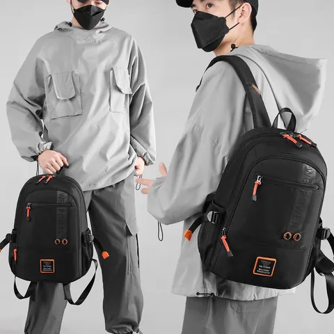 Large Capacity Water Repellent Nylon Backpack For Men Women Outdoor Sport Travel Casual School Commute Laptop Backpack