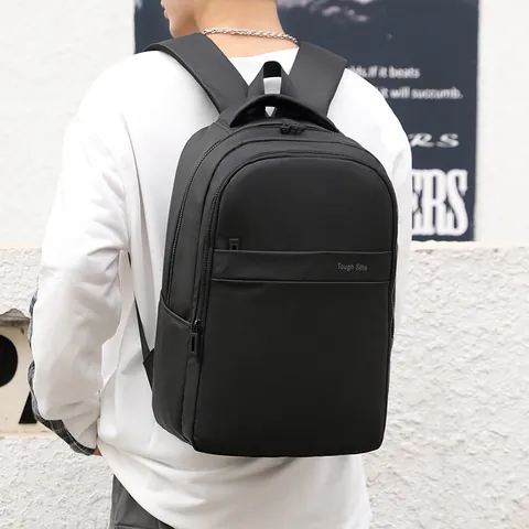 Sac à Dos pour Ordinateur Portable en Nylon Imperméable Grande Capacité Business Décontracté Avec Compartiment pour 15.6 Homme