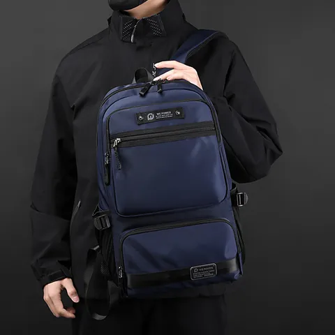 Grote Capaciteit Heren Laptop Rugzak Waterdicht Nylon Zakelijke Reistas Voor 15.6 Inch Computer Schoolrugzak Outdoor Daypack