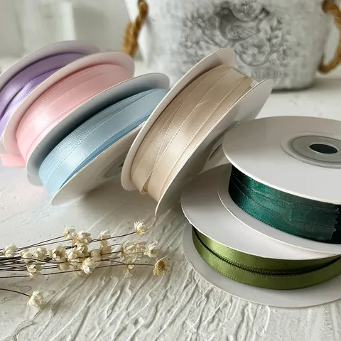 Nastro di Raso per Confezioni Regalo Materiali per Fiocchi Fatti a Mano Fai-da-te Nastro Decorativo per Feste di Matrimonio Accessori per Abbigliamento