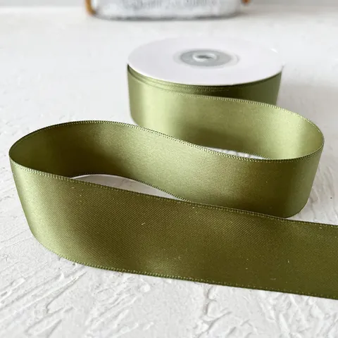 Cinta de Satén Brillante de Poliéster Decorativa para Envolver Regalos Ramo Pasteles Manualidades Accesorios de Costura