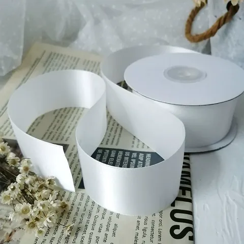 Rotolo di Nastro in Raso di Poliestere Doppio Lato per Confezioni Regalo Decorazione Matrimonio Fai da Te Fiocchi Capelli