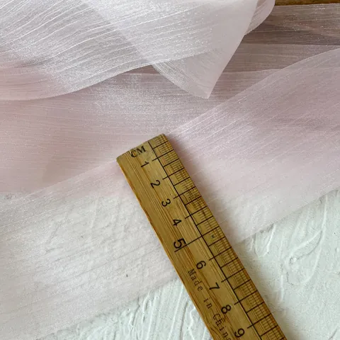 Pearlescent Crinkled Gauze Ribbon For DIY Handmade Crafts Bow Making Supporting Fan Accessories Gift Wrap Decoration