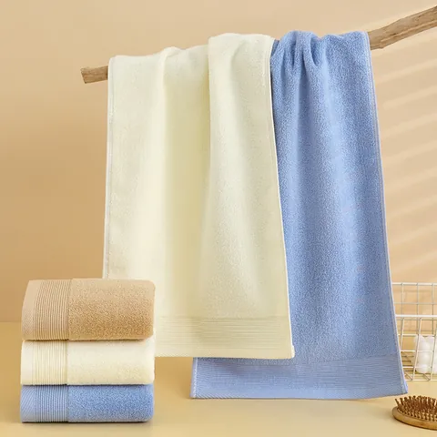 Asciugamano per il Viso in Puro Cotone Morbido e Assorbente Design Moderno a Righe per Bagno e Hotel Panno Delicato sulla Pelle