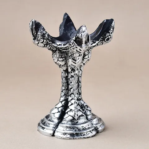 Gothic Dragon Claw Crystal Ball Stand Resin Mythical Scale Base Display Holder For Sphere Energy Stones Fantasy Home Office Decor Ornament