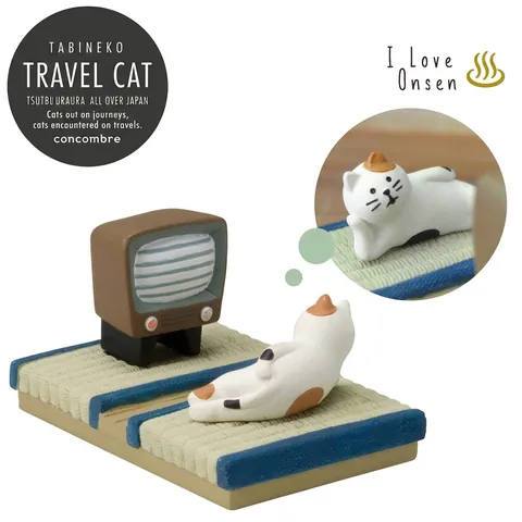 Soporte para Teléfono de Resina de Gato Estilo Japonés Adorno de Escritorio Soporte Perezoso para Teléfono Inteligente