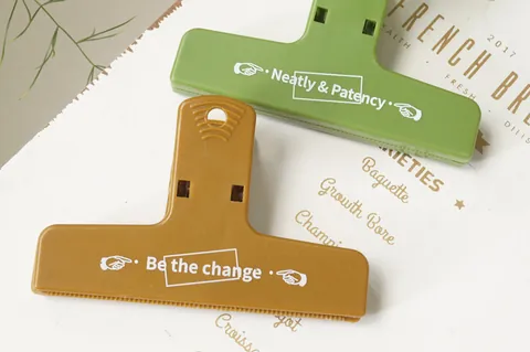 Modern Plastic Magnetic Food Sealing Clips Refrigerator Magnet For Photo Message Document Storage Colorful Kitchen Sealing Clip Office Clips