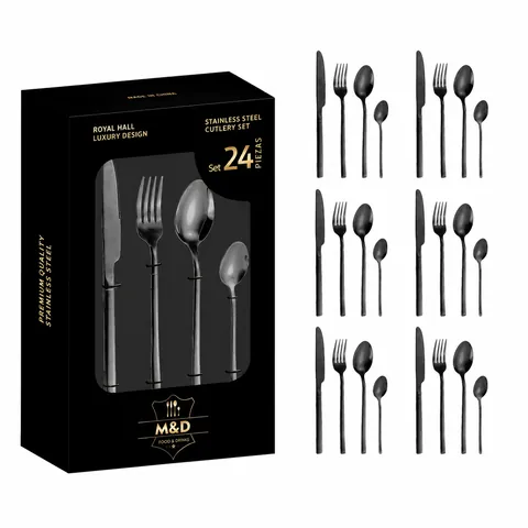 Stainless Steel Flatware Set Mirror Polished Dinner Knives Forks Spoons Tableware For Home Kitchen Restaurant Banquet Dining
