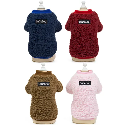Warme Verdickte Polarfleece Haustier Hundekleidung Für Kleine Hunde Teddy Bichon Winter Hundeweste Pullover Welpenjacke