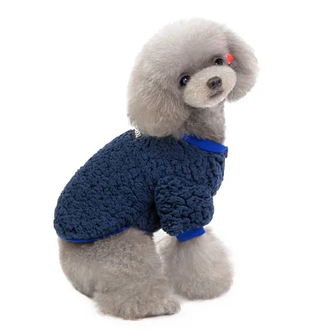 Warme Verdickte Polarfleece Haustier Hundekleidung Für Kleine Hunde Teddy Bichon Winter Hundeweste Pullover Welpenjacke