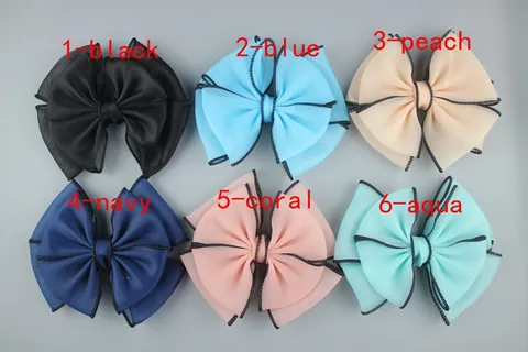 Large Gauze Bowknot Accessory Handmade Chiffon Bow For DIY Hair Accessories Beach Shoe Flower Clothing Decoration Supplies