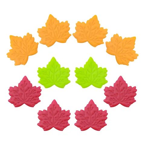 Maple Leaf Silicone Beads Food Grade BPA Free Baby Teether Pendant Leaf Shaped DIY Necklace Bracelet Making Loose Beads