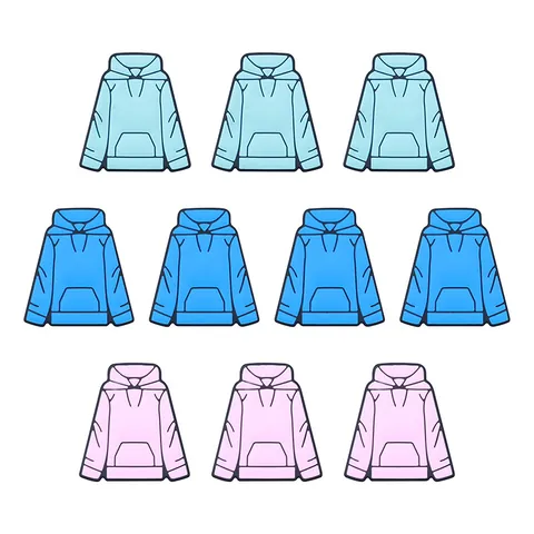 Perline in Silicone Alimentare a Forma di Felpa Cartoon per Massaggiagengive Fai da Te Catenelle per Ciuccio Gioielli