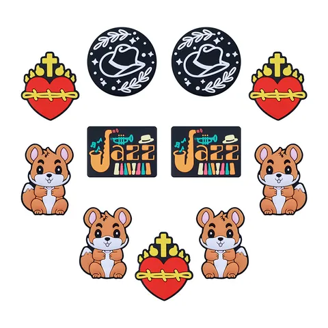 Cartoon Silicone Beads Food Grade Squirrel Dog Sloth Cat Shapes BPA Free Teether Beads For DIY Pacifier Clip Jewelry Making Accessory