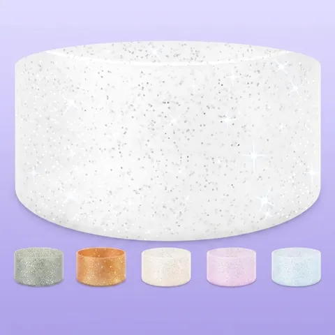 Protezione in Silicone per Bicchiere Copertura Fondo Antiscivolo Per Stanley Quencher Adventure 40oz Tumbler Glitter Bottle Boot