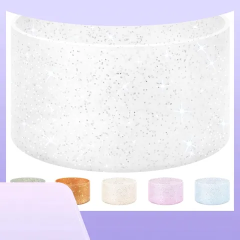 Protective Silicone Cup Boot Anti-Slip Bottom Sleeve Cover For Stanley Quencher Adventure 40oz Tumbler Glitter Bottle Boot
