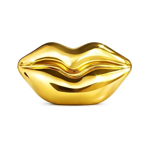 Abendtasche In Lippenform Metallic ABS Galvanisierte Handtasche Mit Abnehmbarer Kette Für Hochzeitsfeiern Dinner