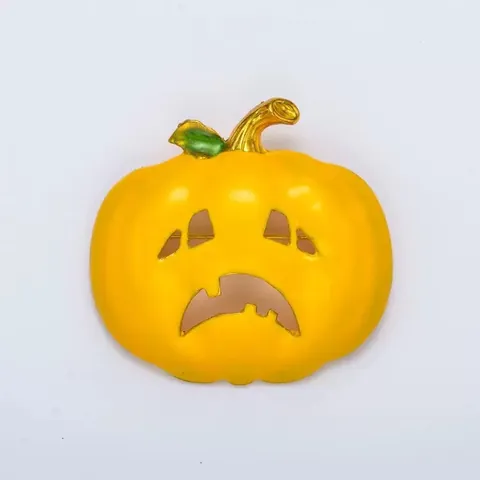 Halloween Pumpkin Enamel Brooch Cute Alloy Drip Oil Lapel Pin Fashion Jewelry Accessories For Party Women Men