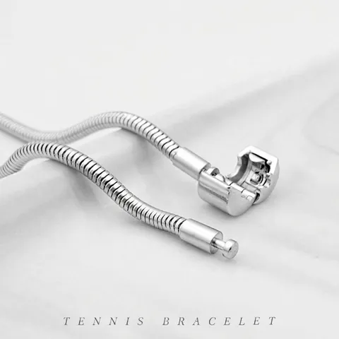 Titanium Stalen Slangenketting Armband Goud Zilver Kleur Minimalistisch DIY Bedel Basis Sieraden Met Hart Kroon Schelp Sluiting