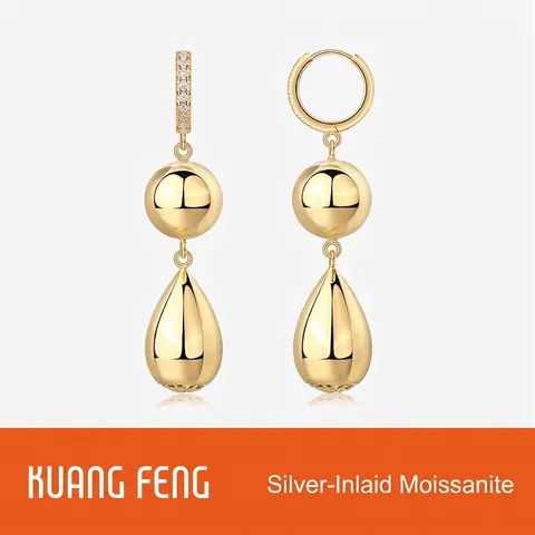 Boucles d'Oreilles Moissanite en Argent Sterling S925 Plaqué Or 18K Papillon Cœur Sapin de Noël Flocon de Neige Puces Créoles Bijoux Femme