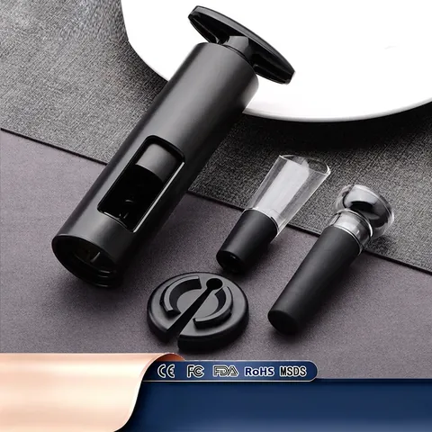 Manual Red Wine Opener Rotating Corkscrew ABS Plastic Portable Ergonomic T-Handle Bar Accessory Professional Tool