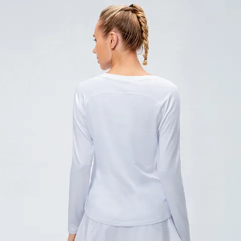 Dames Winter Fleece Gevoerd Yoga Top Lange Mouwen Hoge Elasticiteit Hardlopen Fitness T-Shirt Sportieve Raglanmouwen Thermisch Gym Top