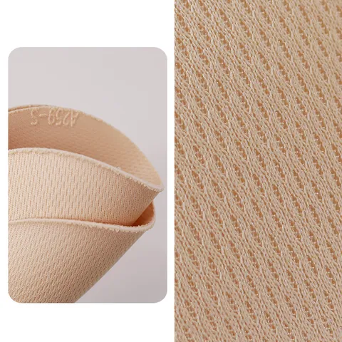 Women's Breathable Round Sponge Bra Pads Honeycomb Mesh Chest Inserts For Sports Bras Swimsuits Nude Color Lightweight Cup Pads
