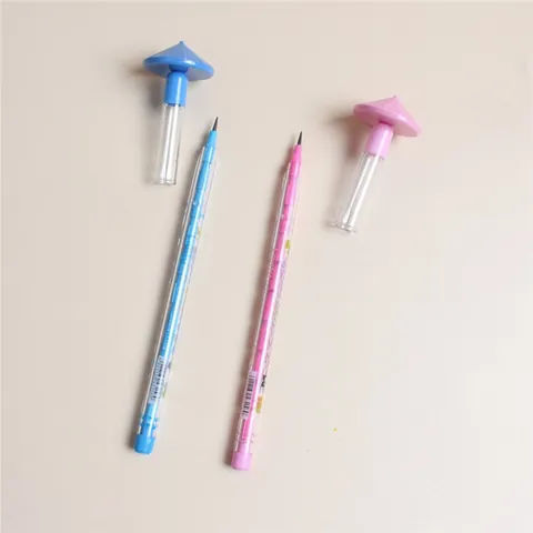 Novità Matita Meccanica Con Top a Giroscopio in Plastica a Cartone Animato Matita Impilabile per Studenti Bambini