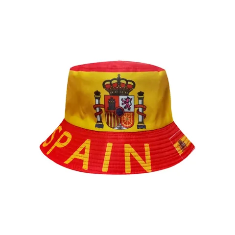 World Cup 2026 European Cup National Flag Printed Bucket Hat Sun Protection Fan Cheering Cap For Men Women Germany Spain France Argentina Support Hat