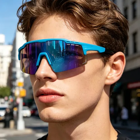 Sport Radsport Sonnenbrille Integrierte PC Gläser UV400 Winddicht Outdoor Laufen Brillen Mode Unisex