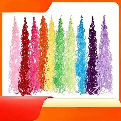 Spiral Hanging Decorations Colorful Party Swirls For Wedding Birthday Celebration Paper Streamers Wave Fringe Pendant Party Decor