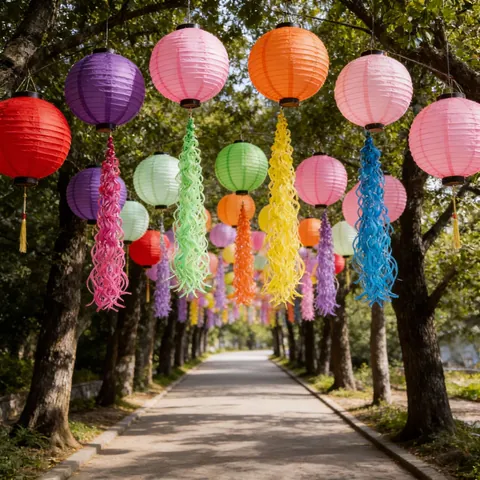 Spiral Hanging Decorations Colorful Party Swirls For Wedding Birthday Celebration Paper Streamers Wave Fringe Pendant Party Decor
