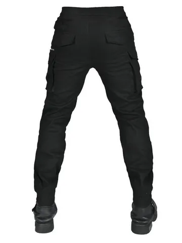 Men's Motorcycle Riding Pants Retro Biker Cargo Joggers Protective Gear CE Certified Breathable Multi-Pocket Outdoor Trousers