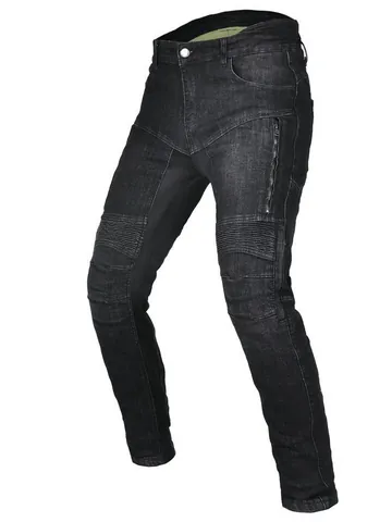 Professionele Motorrijjeans Voor Heren Ademende Katoenen Denim Broek Met Afneembare CE Bescherming Kevlar Versterkt
