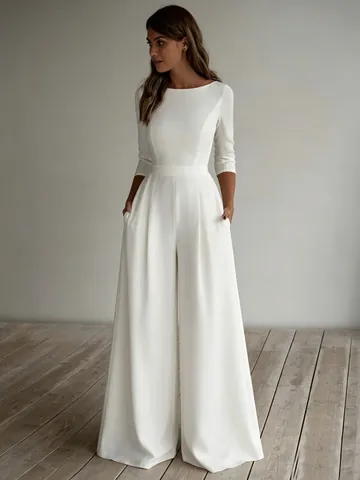 Elegantes Weißes Halter Maxi Kleid Spitze Patchwork Chiffon Ärmellos Rückenfrei Bodenlang Formelles Abendkleid Für Brautjungfer Hochzeit Party