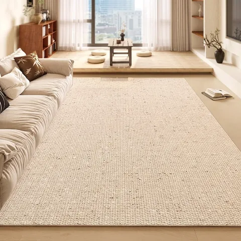 Living Room Area Rug Waterproof Valmont Velvet Modern Minimalist Wabi Sabi Non-Slip Large Washable Carpet For Bedroom Home