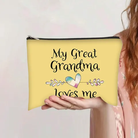 Borsa Trucco In Tela Pochette Per Cosmetici Con Cerniera Organizzatore Per Cancelleria Da Viaggio Per Donne Con Motivo Cucito Vintage