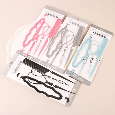Kunststoff Haarflechthilfe Inklusive Kamm Haarnadel Und Wellenhaarflechter Für Damen Einfaches DIY Styling Tool