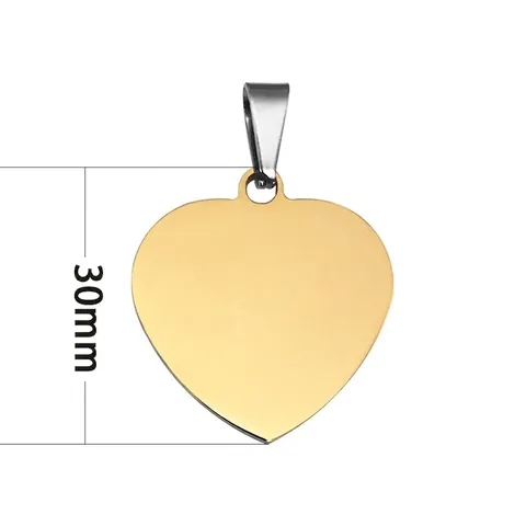 Stainless Steel Blank Pet ID Tags For Dogs Cats Bone Heart Round Shape Metal Pendants For Animal Identification Tags Jewelry Accessories